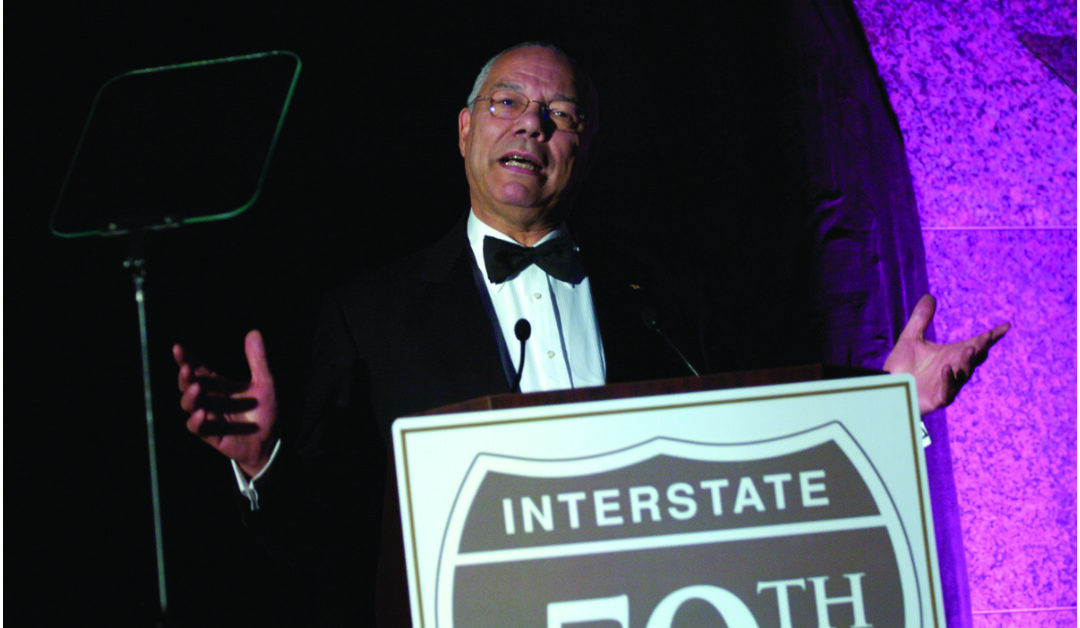 Colin Powell on the Interstate’s 50th Anniversary